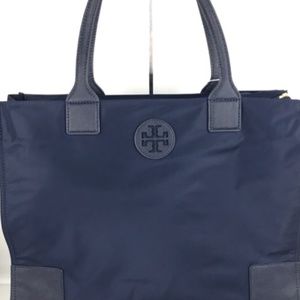Tory Burch Navy Tote Bag